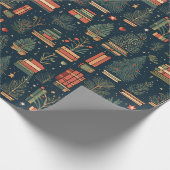 Boek Liefhebbers Kerstmis Cadeaupapier (Hoek)