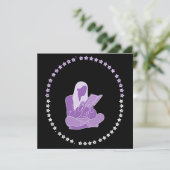 Boek Liefhebbers' Verjaardagsfeestje Lavendel en S Kaart (Staand voorkant)