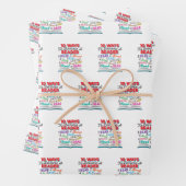 Boek Lover 10 manieren om lezer te worden Inpakpapier Vel (In situ)