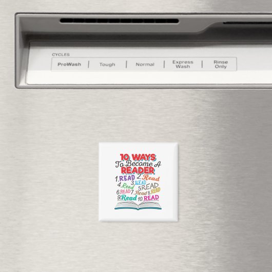 Boek Lover 10 manieren om lezer te worden Magneet (Insitu (Vaatwasser))