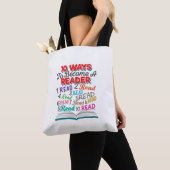 Boek Lover 10 manieren om lezer te worden Tote Bag (Dichtbij)