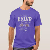 Boek Lover Definitie BKLVR Paarse T-shirt (Voorkant)