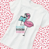 Boek Lover Flamingo T-shirt