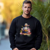 Boek Lover Gekke Gans Leuke Bloemen Trui