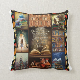 Boek Lover Gift, boekenworm, ik hou van het lezen  Kussen