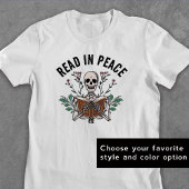 Boek Lover Halloween Shirt Lees in alle rust