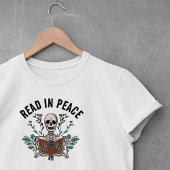 Boek Lover Halloween Shirt Lees in alle rust