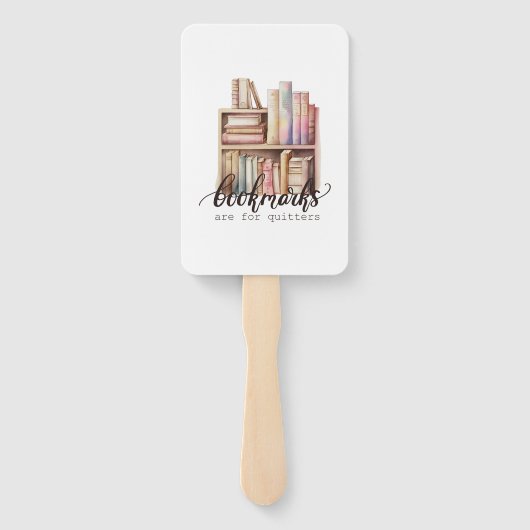 Boek Lover Hand Fan Handwaaier (Achterkant)