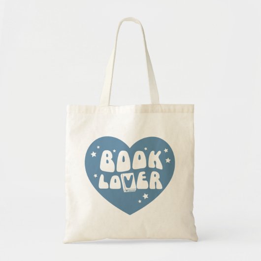 Boek Lover Heart Tote Bag (Voorkant)