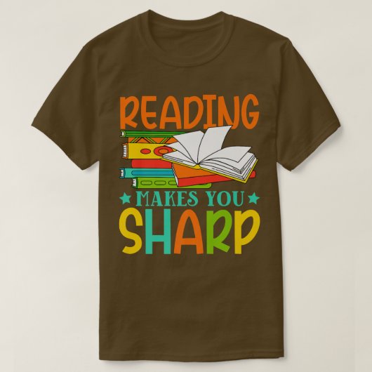 Boek Lover Inspirerend Quote Bookworm Boek R T-shirt (Design voorkant)