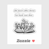 Boek Lover Sticker (Vel)