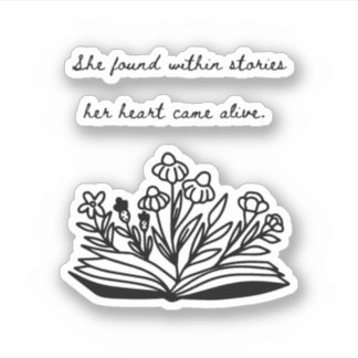 Boek Lover Sticker