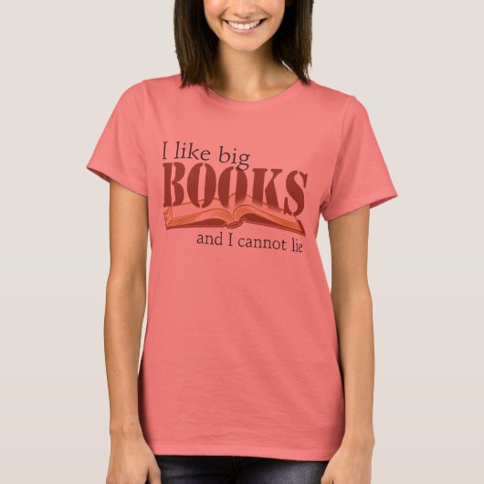 Boek Lover. T-shirt (Voorkant)