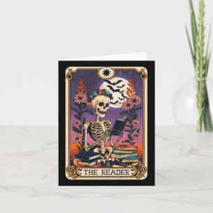 Boek Lover Tarot Kaart De lezer Mystic Funny Skel
