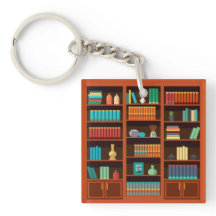 Boek Lover's Bookshelf Sleutelhanger