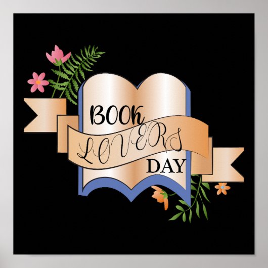 Boek Lovers Day Sign Poster (Voorkant)