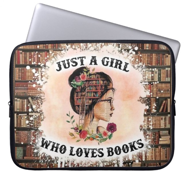 Boek Lover's Haven Laptop Sleeve (Voorkant)