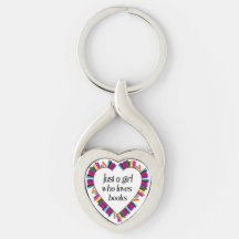 Boek Meisje Hart Sleutelhanger