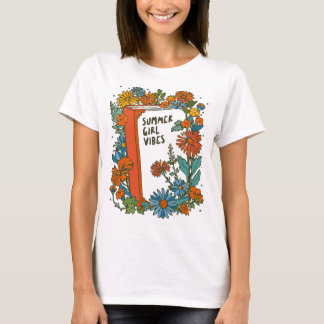 Boek Meisje Zomer Vibes T-shirt