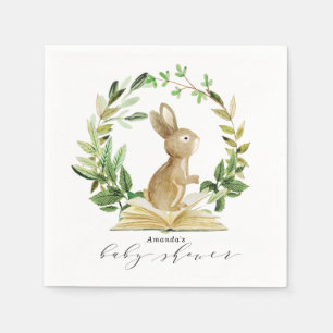 Boek met Baby shower Napkins Spring Shower Servet