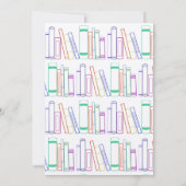 Boek met Baby shower uitnodiging (Achterkant)