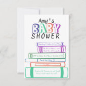 Boek met Baby shower uitnodiging (Voorkant)