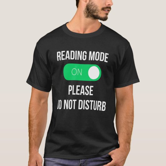 Boek met bladwijzer lezen t-shirt (Voorkant)