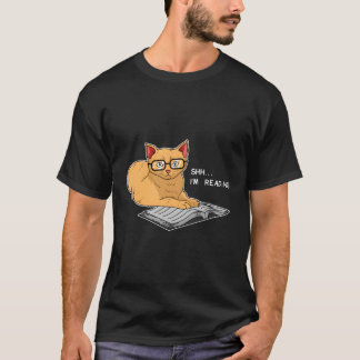 Boek met bladwijzer voor vetlezers t-shirt