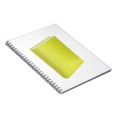 Boek met blanco omslag notitieboek (Rechterzijde)