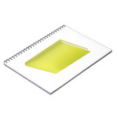 Boek met blanco omslag notitieboek (Linkerzijde)