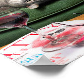 Boek met cat-lezen onderaan poster (Hoek)