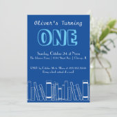 Boek met de uitnodiging van de Eerste Dag van de P (Staand voorkant)