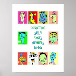 Boek met Dwaas Gezichten #9: Nummers 81-90 Poster