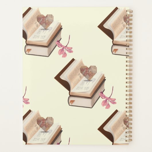 Boek met kaartliefhebber & bloem planner (Achterkant)
