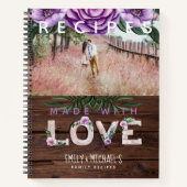 Boek met landelijke recepten Erfstuk bruiloft cade (Voorkant)