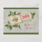  boek met nieuwjaarsgroeten voor 365 dagen briefkaart (Voorkant)