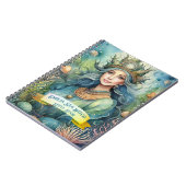 Boek met spreuken van heks uit de tienerzee Grimoi Notitieboek (Linkerzijde)