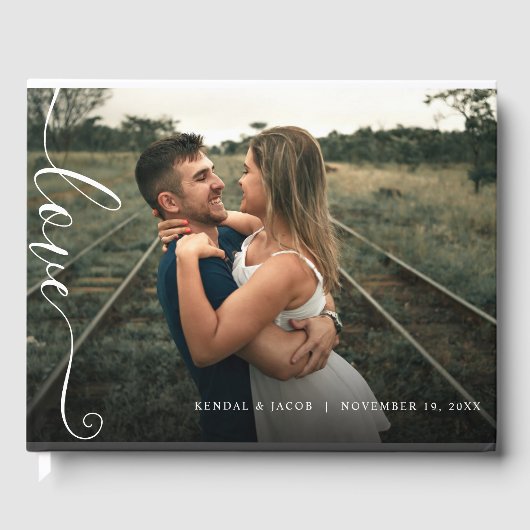 Boek met veelvoudig collage bruiloft (Voorkant)