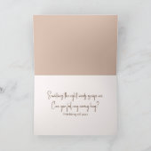 Boek Met Vliegende Letters en Glitters Kaart (Binnen)