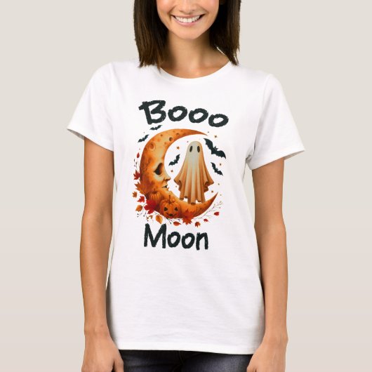 Boek Moon Halloween T-shirt (Voorkant)