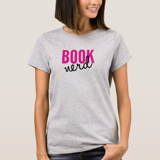 Boek Nerd 2 T-shirt (Voorkant)