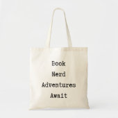 Boek Nerd Cool Book Lover Bibliothecaris Traveller Tote Bag (Voorkant)