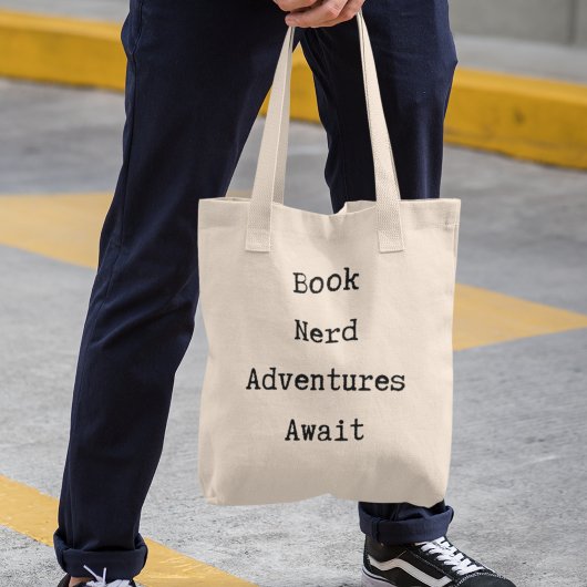 Boek Nerd Cool Book Lover Bibliothecaris Traveller Tote Bag