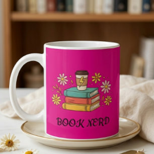 Boek Nerd Esthetisch Stijlvol Elegant Cadeau Minim Koffiemok