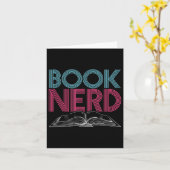 Boek Nerd Grappig Graphic Inspirerend Leesquote Kaart (Gele Bloem)