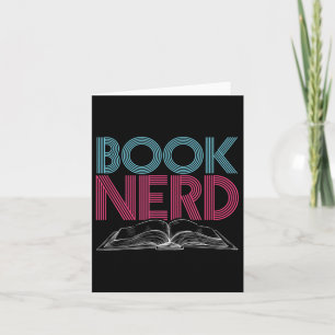 Boek Nerd Grappig Graphic Inspirerend Leesquote Kaart