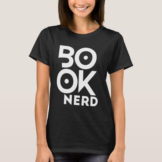 Boek Nerd Leesboeken Literatuur T-shirt (Voorkant)