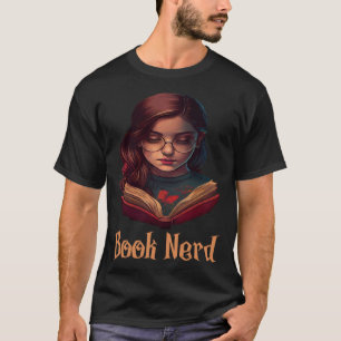 Boek Nerd Leuk Lezen Meisje Perfect voor Boek T-shirt
