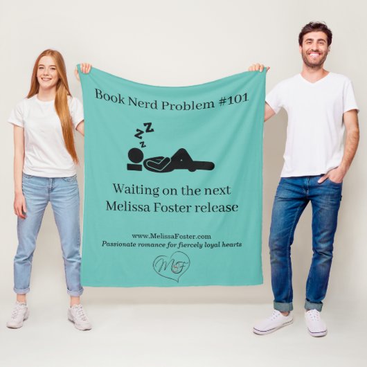 Boek Nerd-probleem #101 Blanket Fleece Deken (In situ)