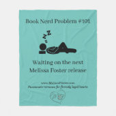 Boek Nerd-probleem #101 Blanket Fleece Deken (Voorkant)